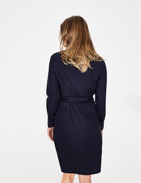 Modern Shirt Dress - Navy Modern Shirt Dress - Navy