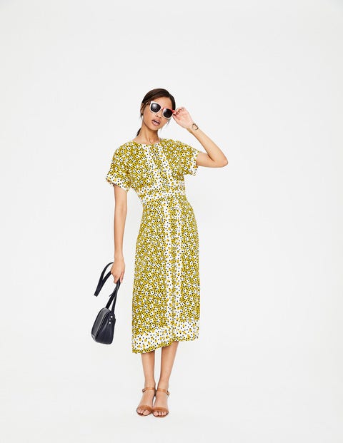 Esmeralda Dress - Mimosa Yellow Random Spot Esmeralda Dress - Mimosa Yellow Random Spot