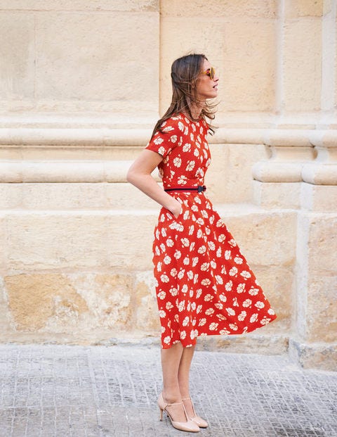 Ruth Midi Dress - Rosehip Primrose Ruth Midi Dress - Rosehip Primrose