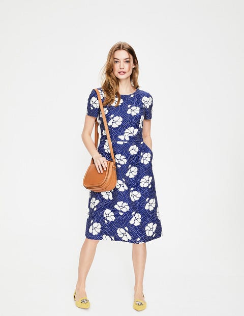 Sierra Textured Dress - Greek Blue Primrose Sierra Textured Dress - Greek Blue Primrose