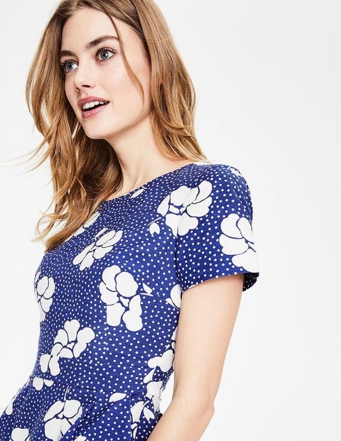 Sierra Textured Dress - Greek Blue Primrose Sierra Textured Dress - Greek Blue Primrose