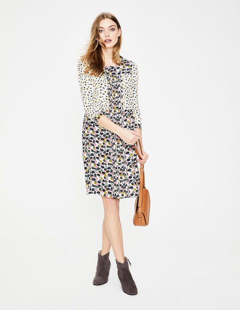 Hotchpotch Pintuck Dress - Ivory Poppy Meadow Hotchpotch Pintuck Dress - Ivory Poppy Meadow