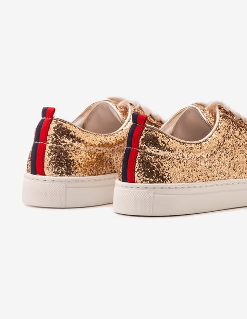 Classic Sneakers - Gold Glitter Classic Sneakers - Gold Glitter
