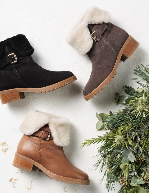 Cumbria Shearling Boots - Black Cumbria Shearling Boots - Black