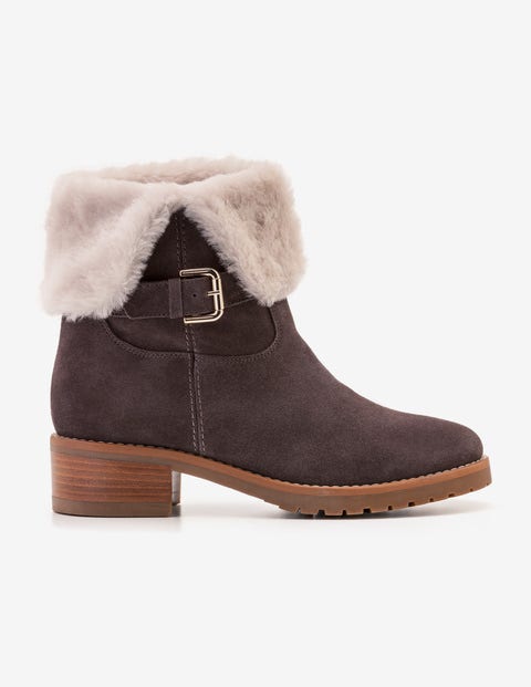 Cumbria Shearling Boots - Pewter Cumbria Shearling Boots - Pewter