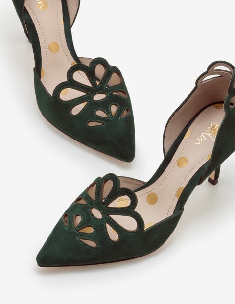 Eloise Schuhe Mit Mittelhohem Absatz - Waldgrün Eloise Schuhe Mit Mittelhohem Absatz - Waldgrün