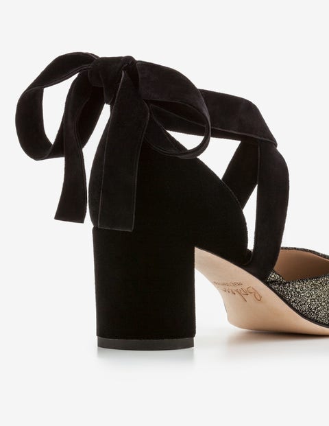 Phoebe Schuhe Mit Mittelhohem Absatz - Altgold-Metallic/Schwarz Phoebe Schuhe Mit Mittelhohem Absatz - Altgold-Metallic/Schwarz