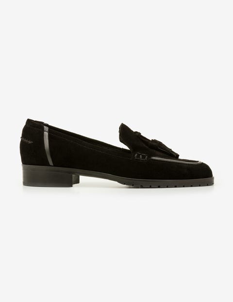Aria Shearling Loafers - Black Aria Shearling Loafers - Black