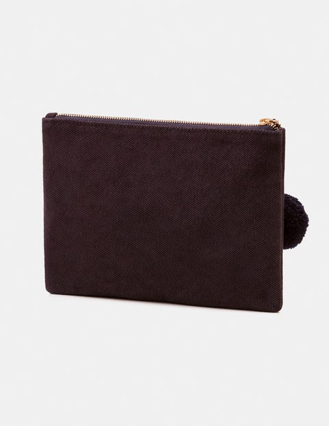 Canvas Pouch - Navy Lightning Bolt Canvas Pouch - Navy Lightning Bolt