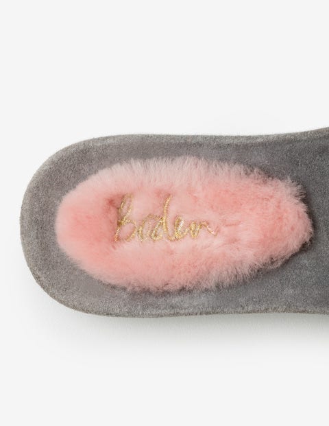 Shearling Slides - Chalky Pink Shearling Slides - Chalky Pink