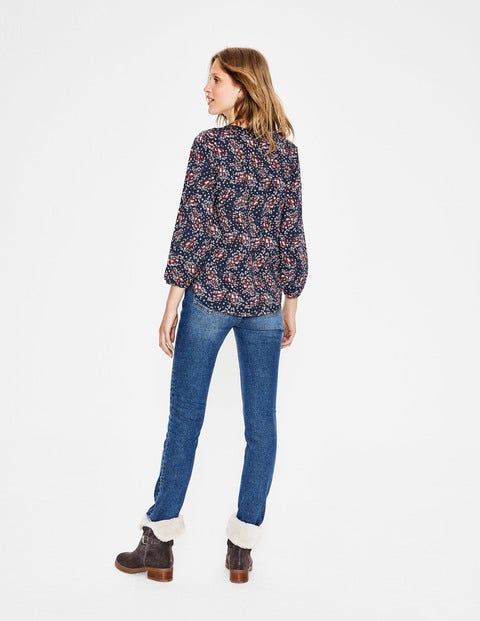 Freya Jersey-Shirt - Navy, Herbstlaub Freya Jersey-Shirt - Navy, Herbstlaub