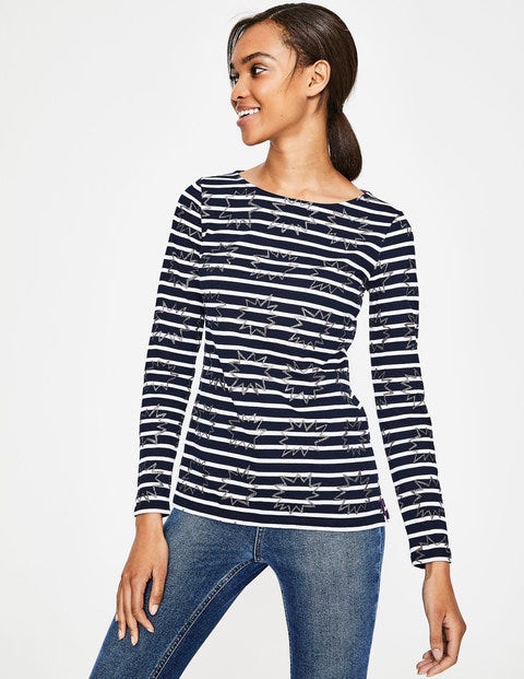 Statement-Bretonshirt - Glitzer, Shadow Bam Statement-Bretonshirt - Glitzer, Shadow Bam