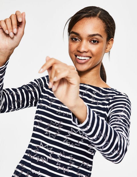 Statement-Bretonshirt - Glitzer, Shadow Bam Statement-Bretonshirt - Glitzer, Shadow Bam