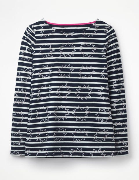 Statement-Bretonshirt - Glitzer, Shadow Bam Statement-Bretonshirt - Glitzer, Shadow Bam