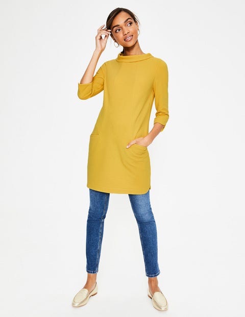 Alexandra Jersey Tunic - Hot Mustard Alexandra Jersey Tunic - Hot Mustard