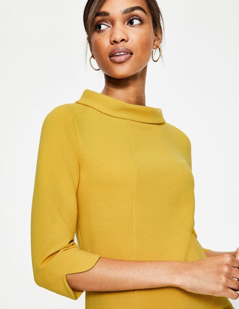 Alexandra Jersey Tunic - Hot Mustard Alexandra Jersey Tunic - Hot Mustard