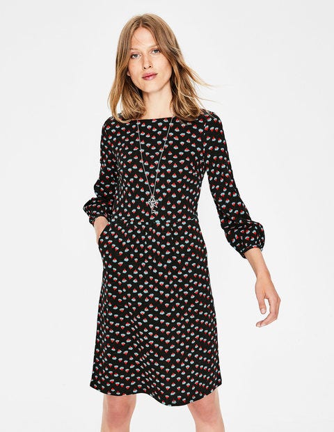 Odelia Jersey Dress - Black Dandelion Bud Odelia Jersey Dress - Black Dandelion Bud