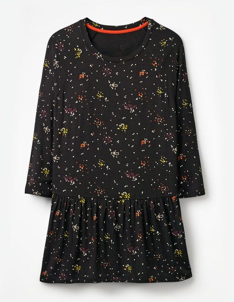 Katrina Jersey Top - Black Clustered Spots Katrina Jersey Top - Black Clustered Spots