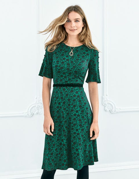 Alexis Jersey Dress - Amazon Green Enchanted Vine Alexis Jersey Dress - Amazon Green Enchanted Vine