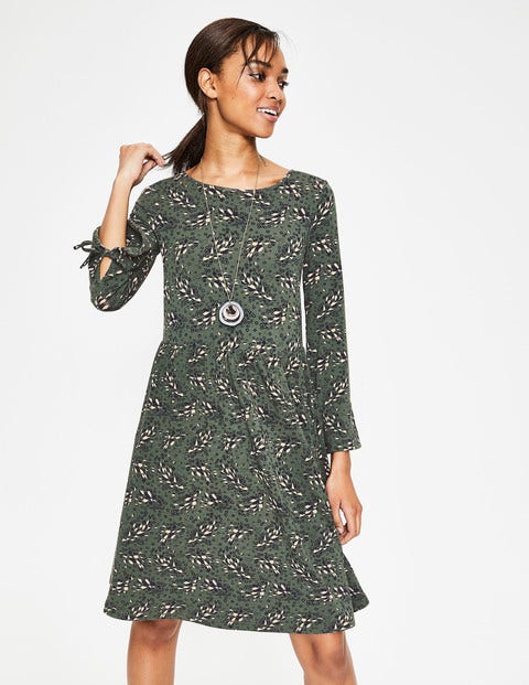 Posie Jersey Dress Green Women Boden, Green