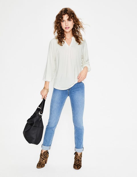 Bea Jersey Top - Ivory Bea Jersey Top - Ivory