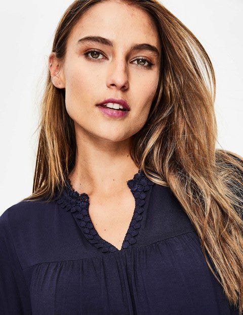 Bea Jersey Top - Navy Bea Jersey Top - Navy