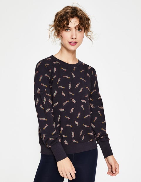 Renee Sweatshirt - Walgrau, Sternschnuppe Renee Sweatshirt - Walgrau, Sternschnuppe