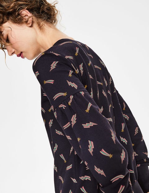 Renee Sweatshirt - Walgrau, Sternschnuppe Renee Sweatshirt - Walgrau, Sternschnuppe