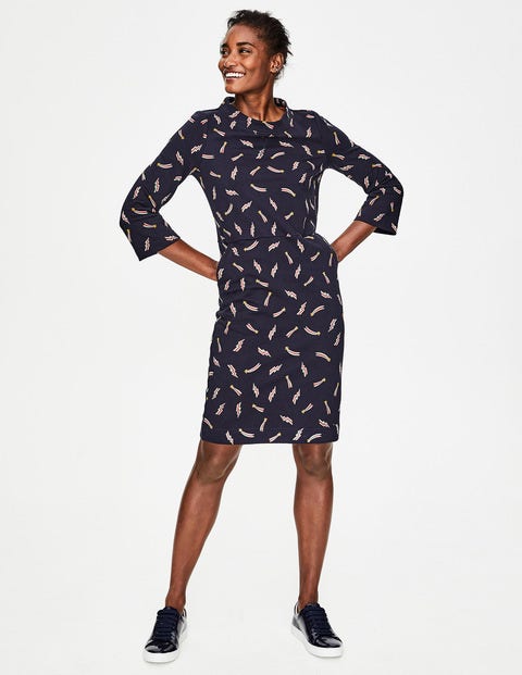 Livia Sweatshirt Dress - Whale Grey Shooting Star Livia Sweatshirt Dress - Whale Grey Shooting Star