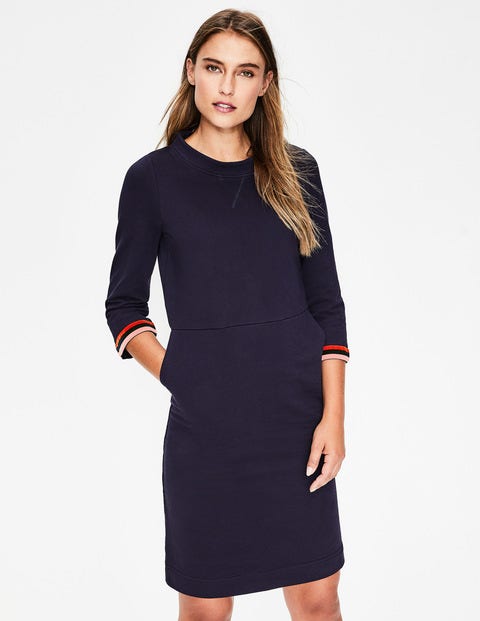 Livia Sweatshirt Dress - Navy Livia Sweatshirt Dress - Navy