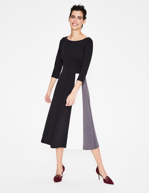 maddie ponte midi dress