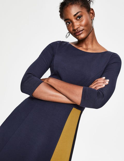 Claudia Ponte Midi Dress - Navy Claudia Ponte Midi Dress - Navy