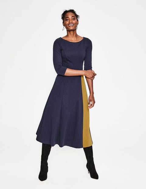 Claudia Ponte Midi Dress - Navy Claudia Ponte Midi Dress - Navy