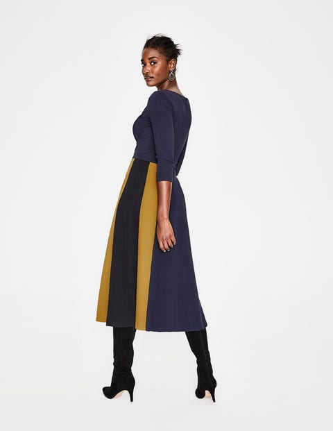 Claudia Ponte Midi Dress - Navy Claudia Ponte Midi Dress - Navy