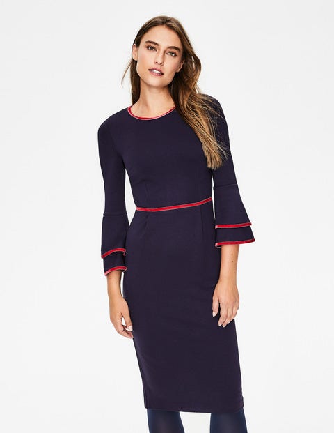 Cora Jersey Dress - Navy Cora Jersey Dress - Navy