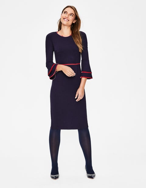 Cora Jersey Dress - Navy Cora Jersey Dress - Navy