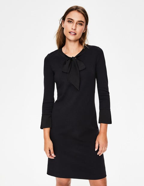 Josie Ponte Dress - Black Josie Ponte Dress - Black