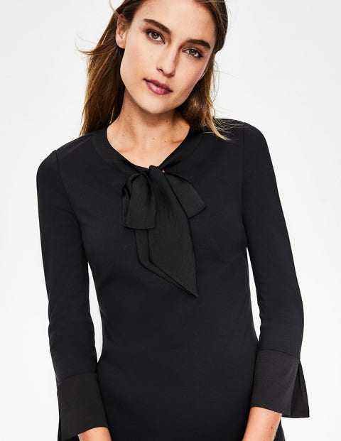 Josie Ponte Dress - Black Josie Ponte Dress - Black
