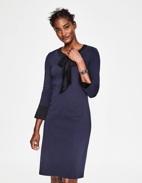 Josie Ponte-Kleid - Navy Josie Ponte-Kleid - Navy