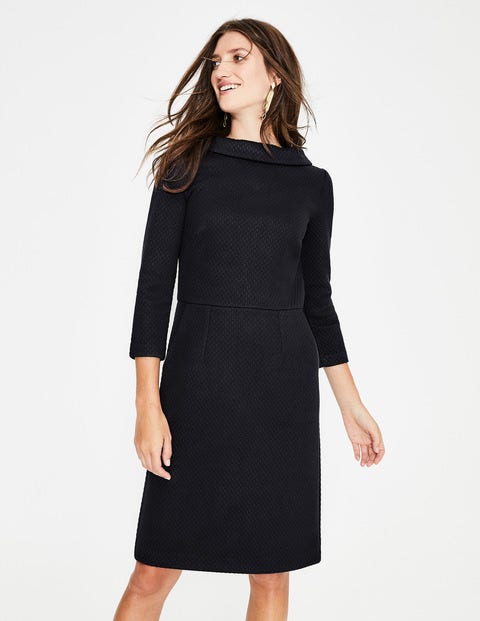 Estella Jacquard Dress - Whale Grey Estella Jacquard Dress - Whale Grey