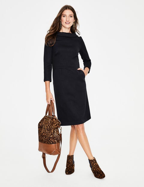 Estella Jacquard Dress - Whale Grey Estella Jacquard Dress - Whale Grey