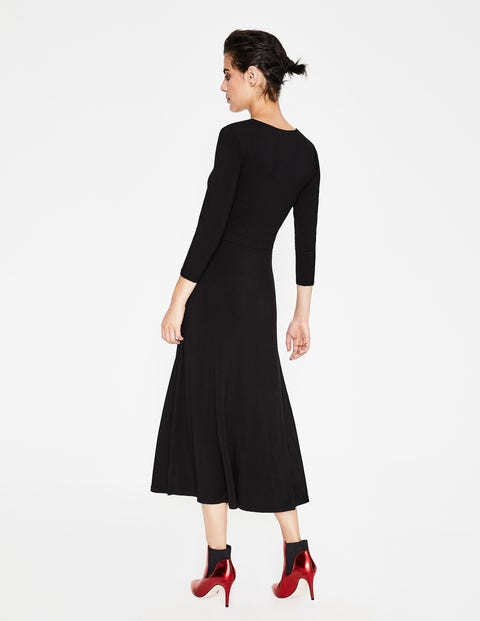 Coraline Jersey Midi Dress - Black Coraline Jersey Midi Dress - Black