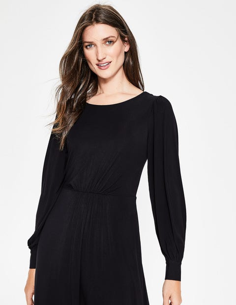 Zoe Jersey Midi Dress - Black Zoe Jersey Midi Dress - Black