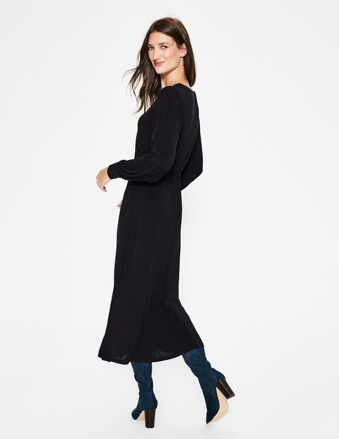 Zoe Jersey Midi Dress - Black Zoe Jersey Midi Dress - Black
