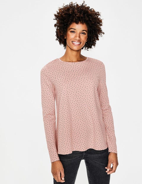 Sabrina Swing Top - Milkshake Glitter Spot Sabrina Swing Top - Milkshake Glitter Spot