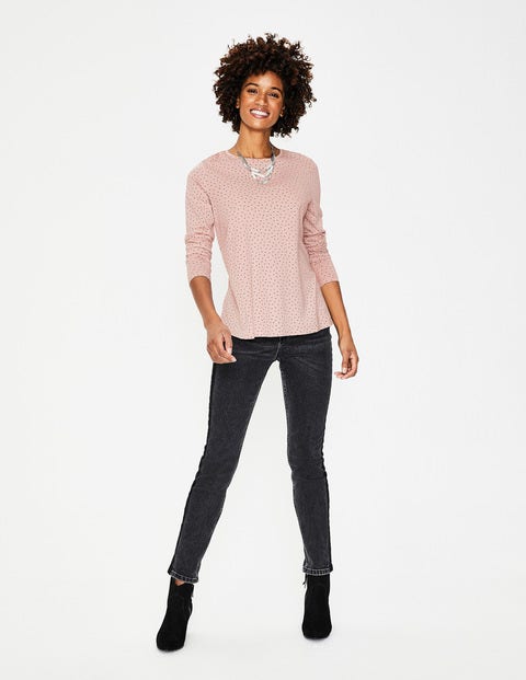 Sabrina Swing Top - Milkshake Glitter Spot Sabrina Swing Top - Milkshake Glitter Spot