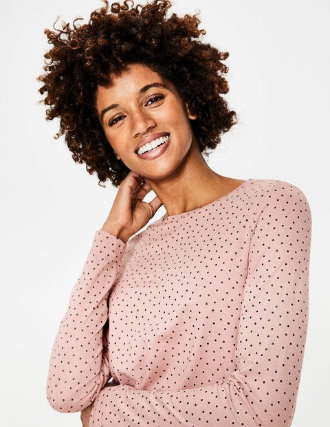Sabrina Swing Top - Milkshake Glitter Spot Sabrina Swing Top - Milkshake Glitter Spot