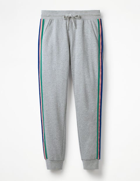 Side Stripe Joggers - Grey Marl Multi Side Stripe Joggers - Grey Marl Multi