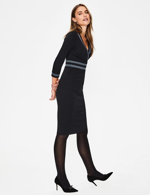 Nellie Ponte-Kleid - Schwarz Nellie Ponte-Kleid - Schwarz