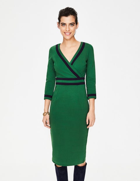 Nellie Ponte Dress - Amazon Green Nellie Ponte Dress - Amazon Green